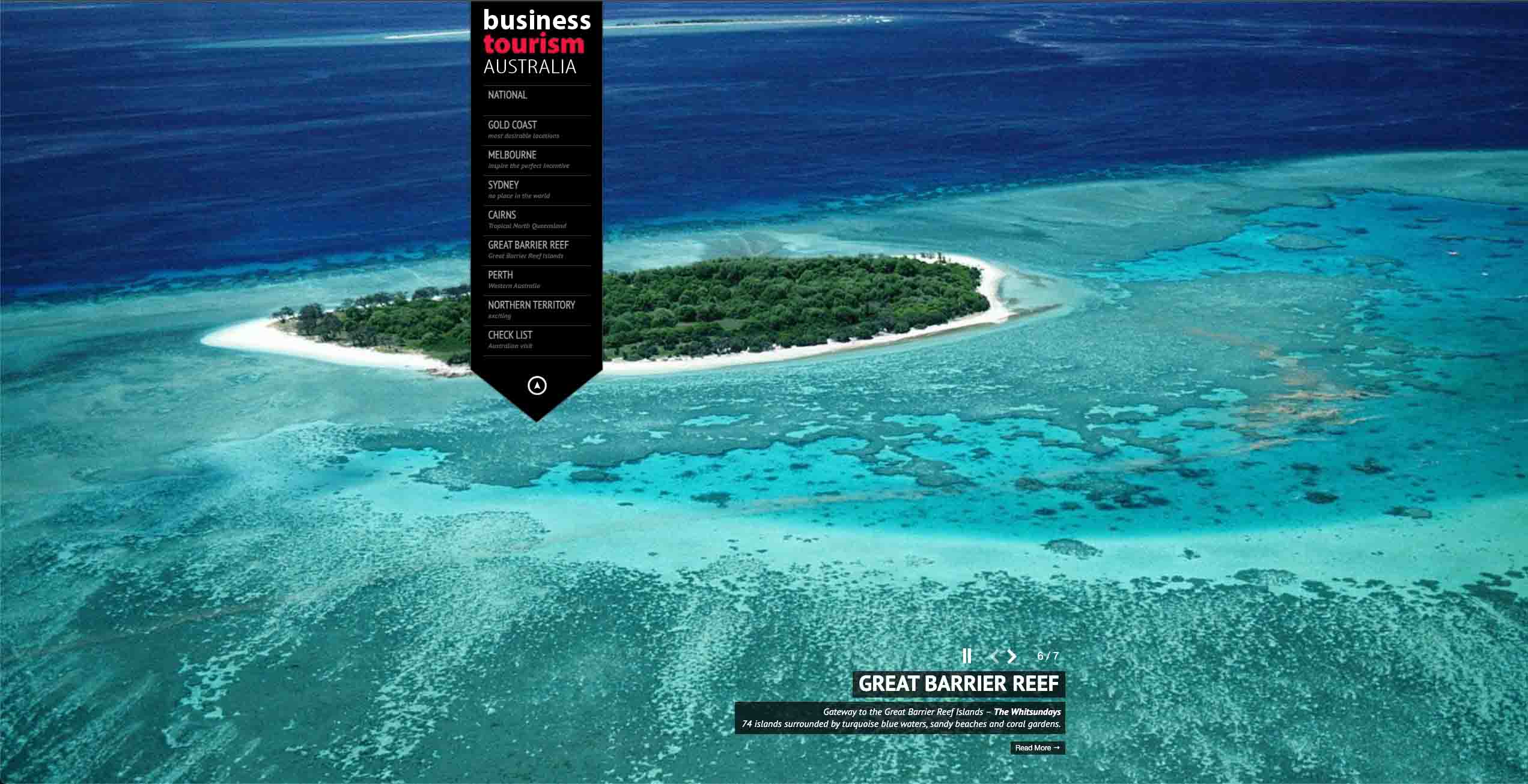 business tourism australia website info